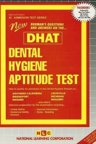 Cover of Dental Hygiene Aptitude Test (DHAT)