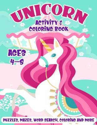 Book cover for Unicorn Activity & Coloring Book