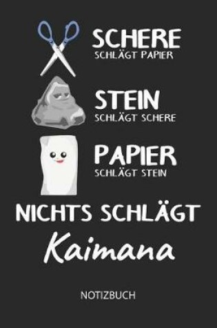 Cover of Nichts schlagt - Kaimana - Notizbuch
