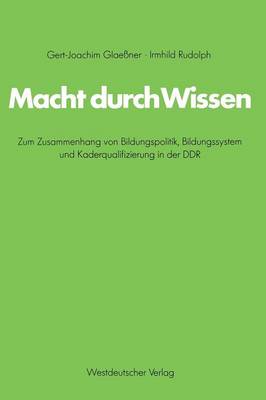 Book cover for Macht Durch Wissen