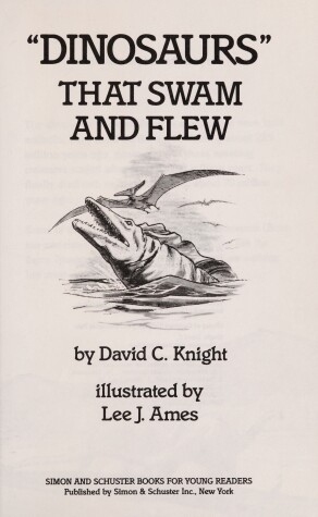 Book cover for Dinosaurs That Swam and Flew