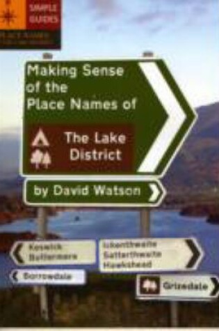 Cover of Making Sense of the Place Names of the Lake District