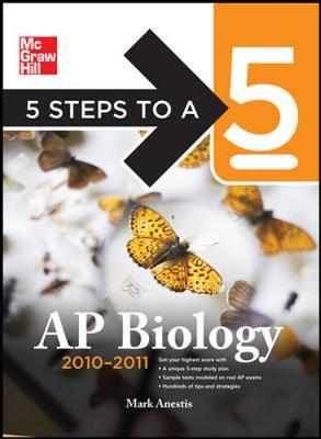 Book cover for 5 Steps to a 5 AP Biology, 2010-2011 Edition