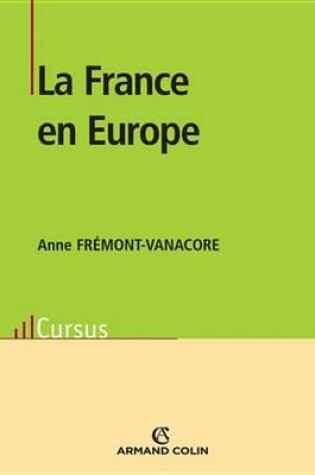 Cover of La France En Europe