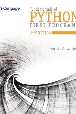 Cover of Mindtap for Lambert's Fundamentals of Python: First Programs, 2 Terms Printed Access Card