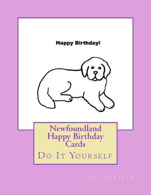 Book cover for Newfoundland Happy Birthday Cards