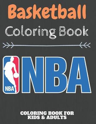 Book cover for Basketball Coloring Book