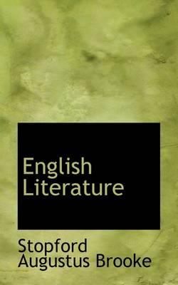 Book cover for English Literature