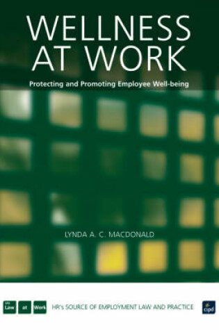 Cover of Wellness at Work