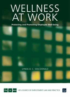 Book cover for Wellness at Work