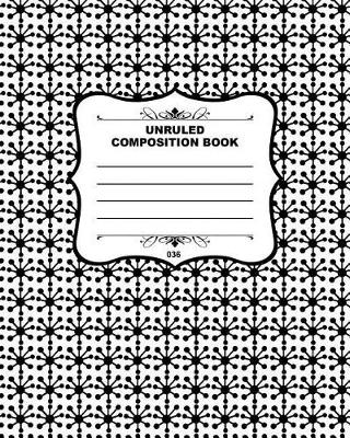 Book cover for Unruled Composition Book 036