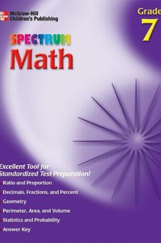Cover of Spectrum Math Wkbk 7