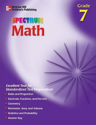 Book cover for Spectrum Math Wkbk 7