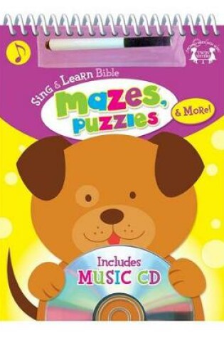 Cover of Bible Mazes Spiral Wipe-Clean Workbook & CD W/Marker