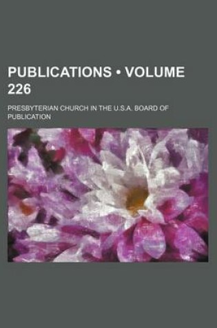 Cover of Publications (Volume 226)