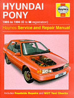 Cover of The Hyundai Pony Service Repair Manual