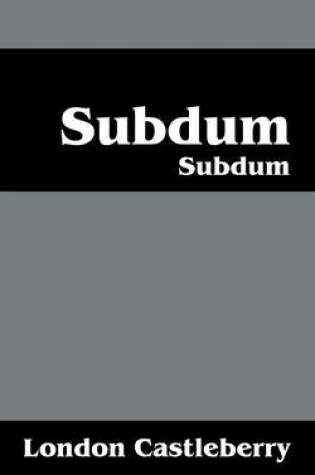 Cover of Subdum