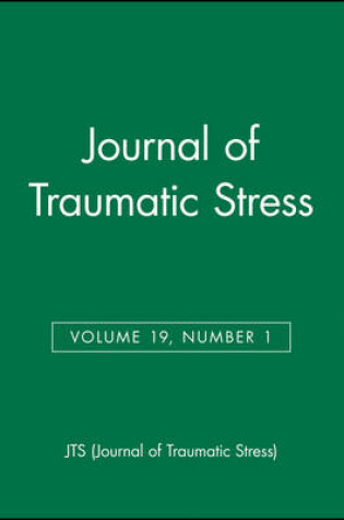 Cover of Journal of Traumatic Stress, Volume 19, Number 1