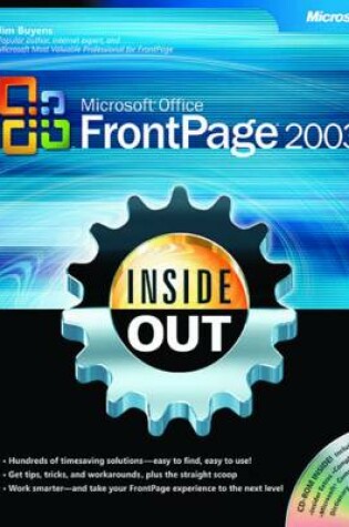 Cover of Microsoft Office FrontPage 2003 Inside Out