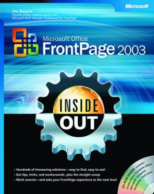 Book cover for Microsoft Office FrontPage 2003 Inside Out