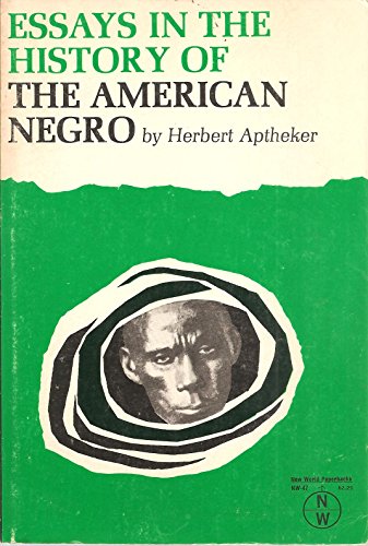 Book cover for Essays in the History of the American Negro