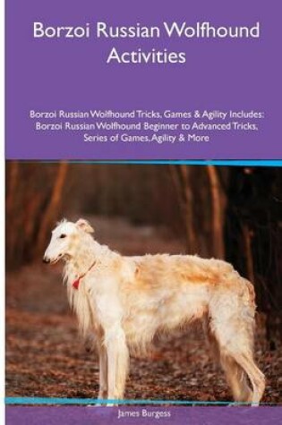Cover of Borzoi Russian Wolfhound Activities Borzoi Russian Wolfhound Tricks, Games & Agility. Includes