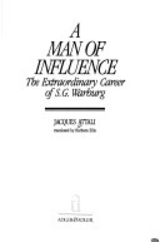 Cover of A Man of Influence
