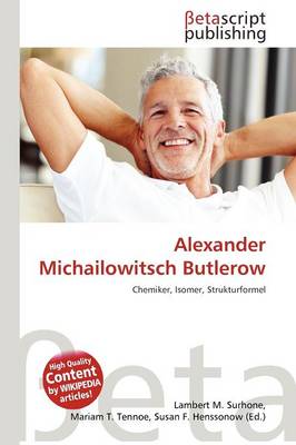 Cover of Alexander Michailowitsch Butlerow