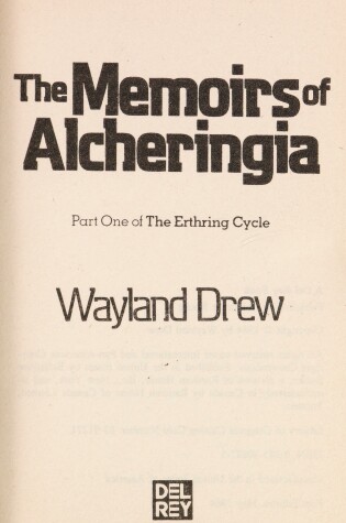 Cover of Memoirs of Alcheringia