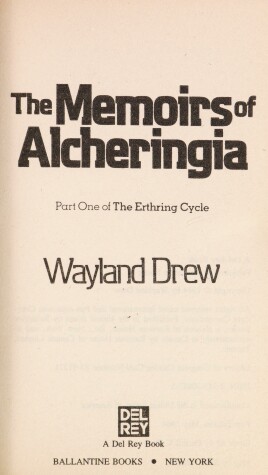 Book cover for Memoirs of Alcheringia