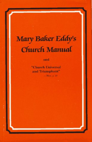 Cover of Mary Baker Eddy's Church Manual