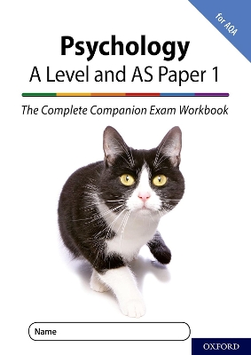 Cover of The Complete Companions for AQA Fourth Edition: 16-18: AQA Psychology A Level: Year 1 and AS Paper 1 Exam Workbook