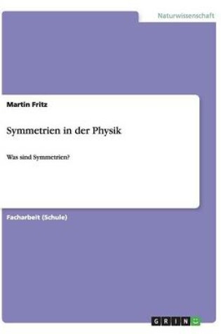 Cover of Symmetrien in der Physik