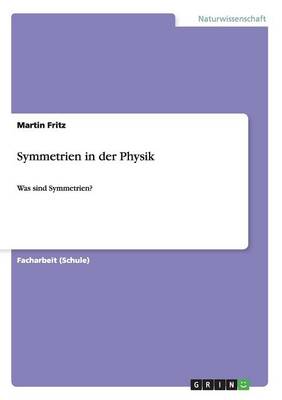 Book cover for Symmetrien in der Physik