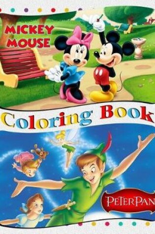 Cover of Peter Pan & Mickey Mouse Coloring Book