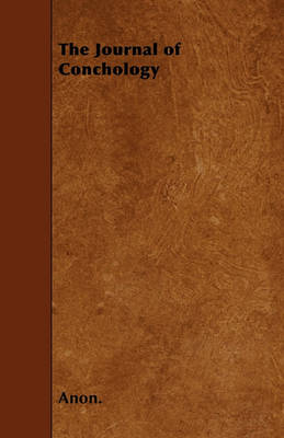 Book cover for The Journal of Conchology