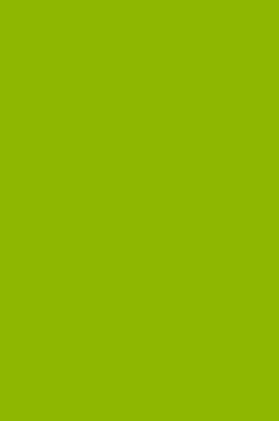 Cover of Journal Apple Green Simple Plain Apple Green
