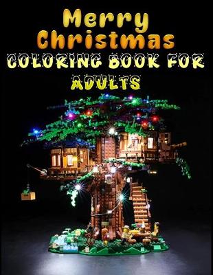 Book cover for Merry Christmas Coloring Book for Adults