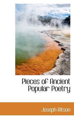 Book cover for Pieces of Ancient Popular Poetry