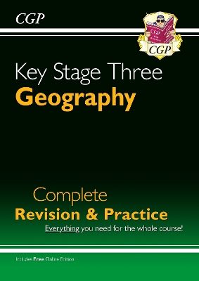 Book cover for KS3 Geography Complete Revision & Practice (with Online Edition)