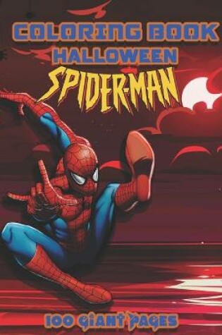 Cover of Spiderman Halloween Coloring Book