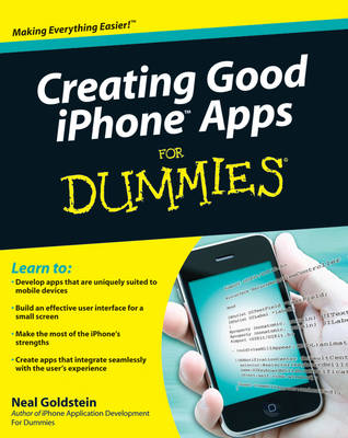Book cover for Creating Good iPhone Apps For Dummies
