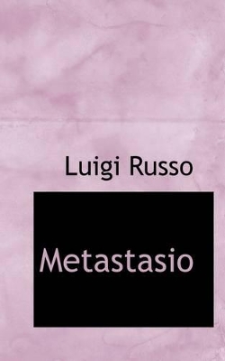 Book cover for Metastasio