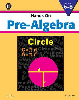 Book cover for Hands on Pre-Algebra, Grades 6 - 8