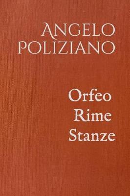 Book cover for Orfeo. Rime. Stanze.