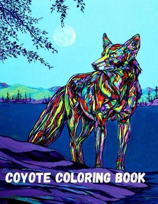 Book cover for Coyote Coloring Book