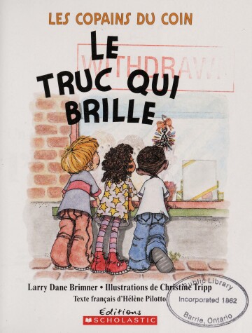 Book cover for Le Truc Qui Brille