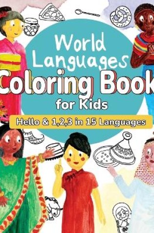 Cover of World Languages Coloring Book for Kids