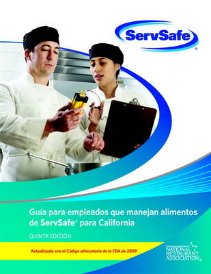 Book cover for ServSafe California Food Handler Guide and Exam (Spanish) Pack of 10 (includes exam answer sheets)