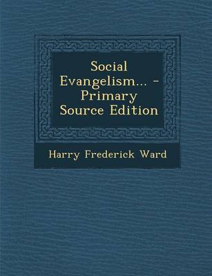 Book cover for Social Evangelism... - Primary Source Edition